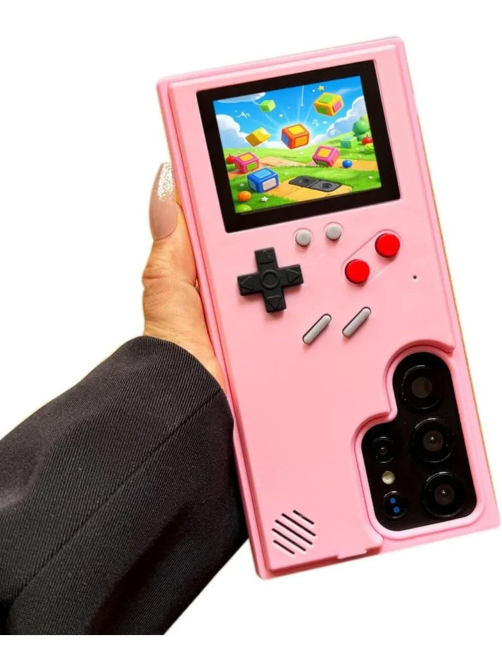 Retro Game Phone Case for Samsung Galaxy S24 Ultra - Playable Design, Fun Gift